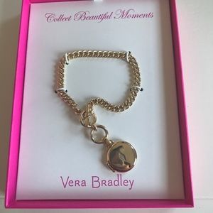 Brand new vera Bradley gold locket bracelet